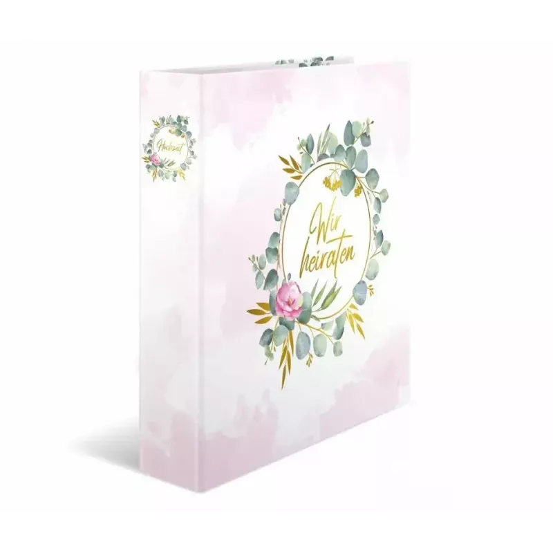 Dossier de anéis HERMA 15421 A4 Rosa