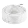 Cabo coaxial HAMA Classic Line 120 dB 50 m — 75 Ω, estilo RG6, 50 metros