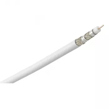 Cabo coaxial HAMA Classic Line 120 dB 50 m — 75 Ω, estilo RG6, 50 metros