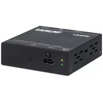 Intellinet H.264 HDMI Over IP Video Wall Extender - transmissor distribui um sinal HDMI 1080p comprimido em H.264 através de uma rede até 500 m; parede de vídeo, streaming unicast e multicast; montável, preto