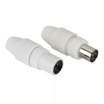 Hama 00205212 conector coaxial 2 unid.