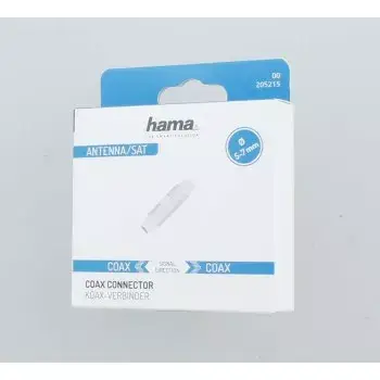 Hama 00205215 conector coaxial 1 unid.