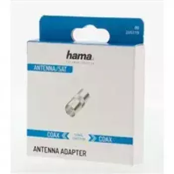 Hama 00205219 conector macho coaxial 1 unid.