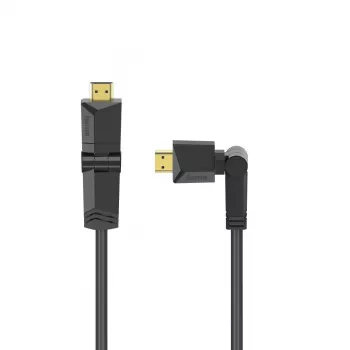 Hama Cabo HDMI 1,5 m Type-A ficha macho para ficha macho 2.0b 18 Gbit/s Preto