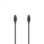 Hama 00305024 Cabo de áudio 3 m TOSLINK Preto