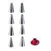 Prensa de biscoitos Westmark 32332260 Vermelho Prateado Plástico Aço inoxidável