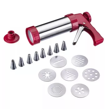 Prensa de biscoitos Westmark 32332260 Vermelho Prateado Plástico Aço inoxidável