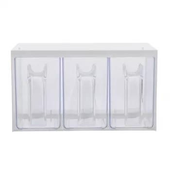 Dispensador Westmark Roma Retangular 3 L Transparente Branco