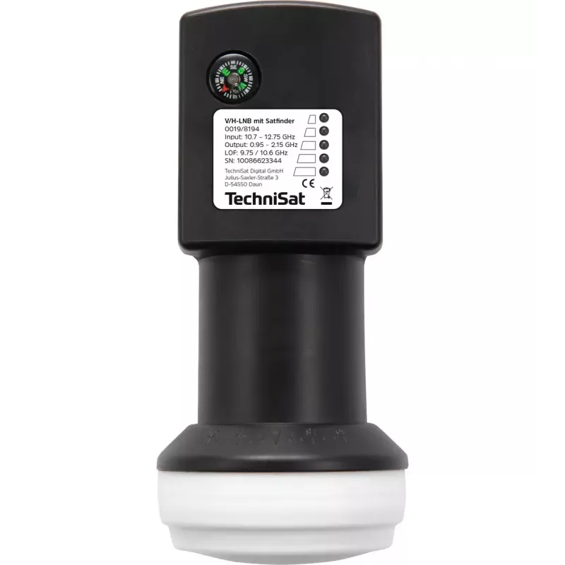 Low Noise Block Downconverter TechniSat 0019/8194 conector RF F consumo 150 mA