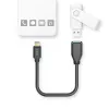 Hama 00125105 cabo USB USB 3.2 Gen 1 (3.1 Gen 1) 0,15 m USB A USB C preto