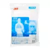 Fato-macaco de proteção 3M 4520 verde branco 3XL adulto material SMS
