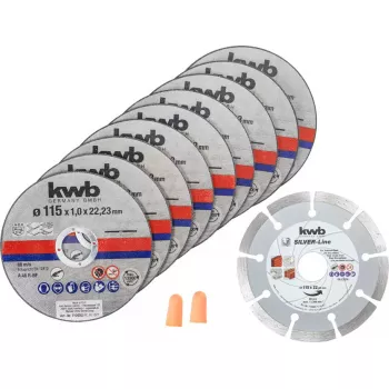 Disco de corte KWB 712032 para alumínio, aço inoxidável, pedra 2,2 cm