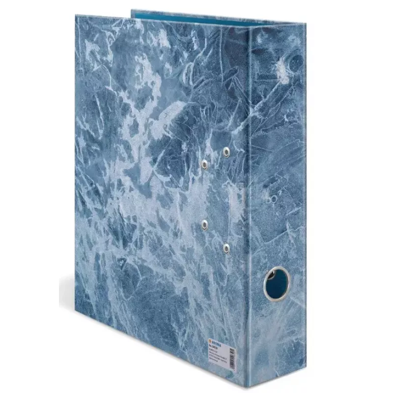 Ficheiro de anilhas HERMA 19650 A4 azul anilhas redondas arrumação 285x70x315mm