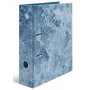Ficheiro de anilhas HERMA 19650 A4 azul anilhas redondas arrumação 285x70x315mm