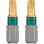 Bit de chave de fendas KWB 124215 2 unid. Torx T15 25 mm sextavado