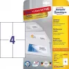 Etiquetas retangulares autocolantes Avery Zweckform 6120 — branco, cola permanente, 120 unidades
