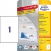 Etiquetas retangulares autocolantes Avery Zweckform 6119, cola permanente, branco, 30 unidades
