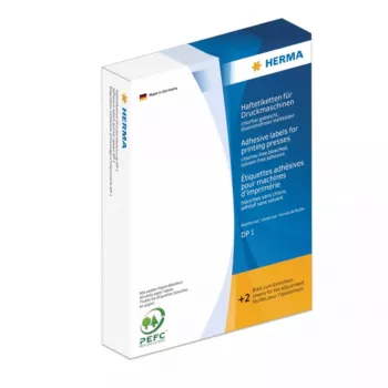 Etiquetas para máquinas de impressão HERMA DP1 Ø 13 mm redondas azul papel mate