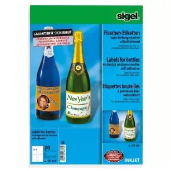 Etiquetas autocolantes Sigel DE160