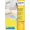 Mini etiqueta laser Avery L7651 amarela