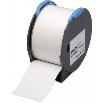 Fita de etiquetas transparente Epson RC-T5TNA, 50 mm × 15 m, para LabelWorks Pro100