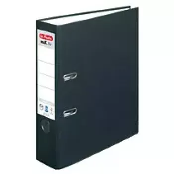 Dossier de argolas Herlitz 10841369 A4 preto