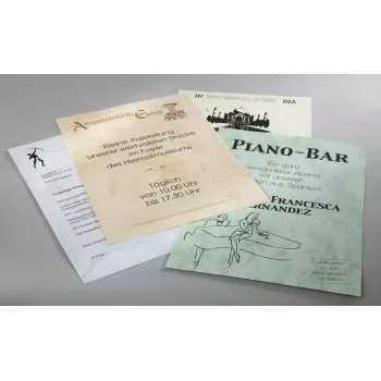 Folhas de papel artístico Sigel DP553 50 folhas bege 200 g/m²