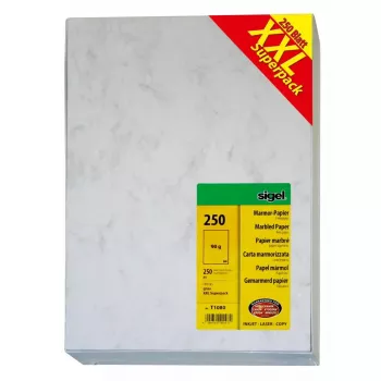 Papel de impressora A4 Sigel T1080 250 folhas cinzento