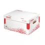 Caixa de arquivo Esselte Speedbox FSC® A4, vermelho, branco, A4, 290 g, 252 x 355 x 193 mm