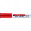 Marcador de giz Edding 4090 ponta biselada vermelho