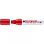 Marcador de giz Edding 4090 ponta biselada vermelho