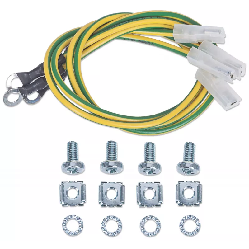 Intellinet 712187 kit de ligação à terra com quatro cabos de ligação à terra e kit de montagem