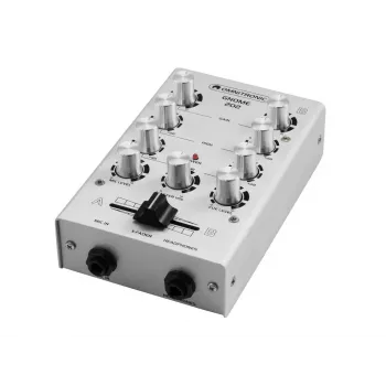 Misturador de áudio Omnitronic 10006881 2 canais 20 - 20000 Hz prateado