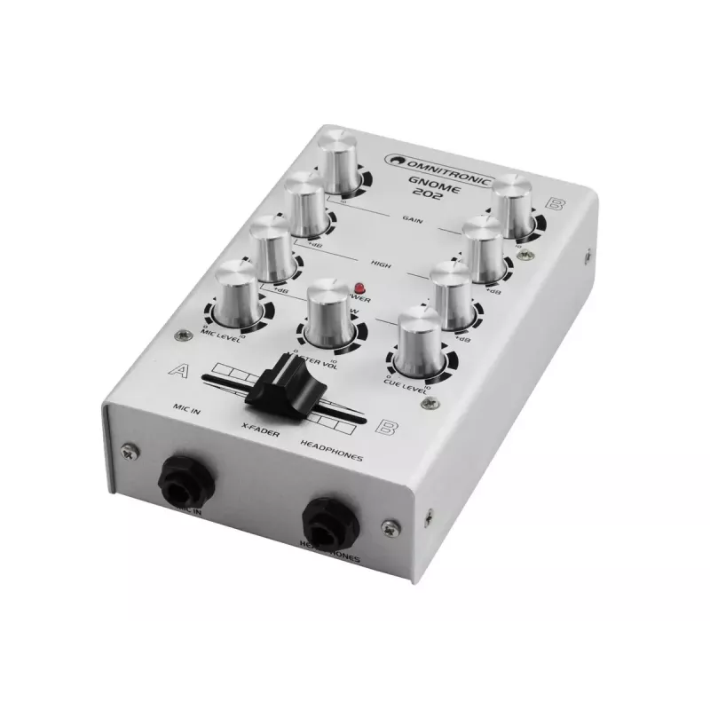 Misturador de áudio Omnitronic 10006881 2 canais 20 - 20000 Hz prateado
