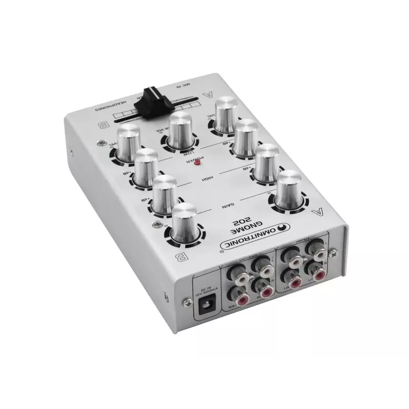 Misturador de áudio Omnitronic 10006881 2 canais 20 - 20000 Hz prateado