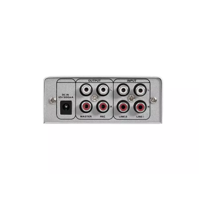 Misturador de áudio Omnitronic 10006881 2 canais 20 - 20000 Hz prateado