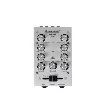 Misturador de áudio Omnitronic 10006881 2 canais 20 - 20000 Hz prateado