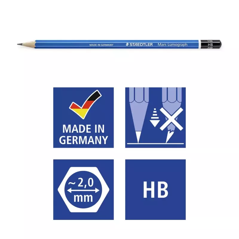 Lápis Staedtler Mars Lumograph 100