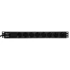 Unidade de distribuição de energia Eurolite 30240215 8 saídas AC 1U preto