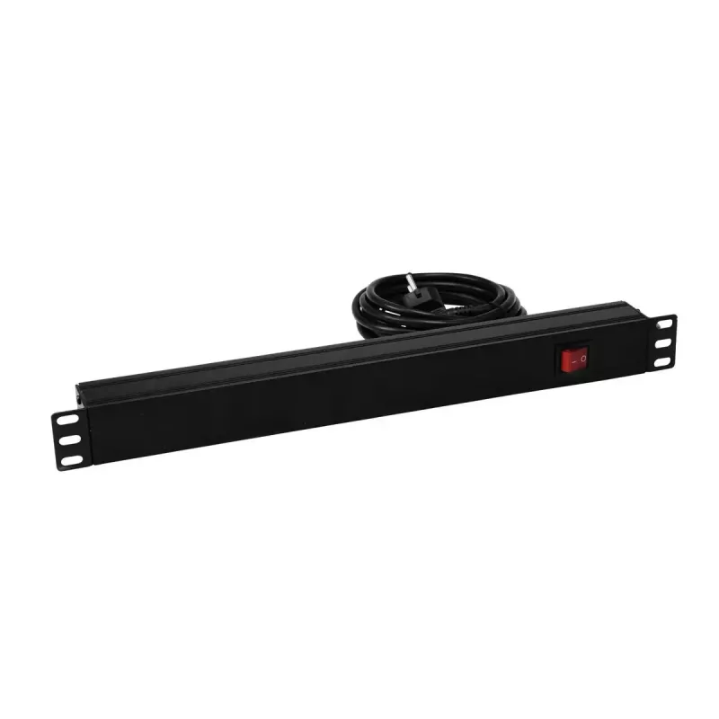 Unidade de distribuição de energia Eurolite 30240215 8 saídas AC 1U preto