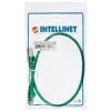 Intellinet cabo de rede patch, Cat6, 0,5 m, verde, cobre, S/FTP, LSOH/LSZH, PVC, RJ45, contactos banhados a ouro, snagless, com botas, garantia vitalícia