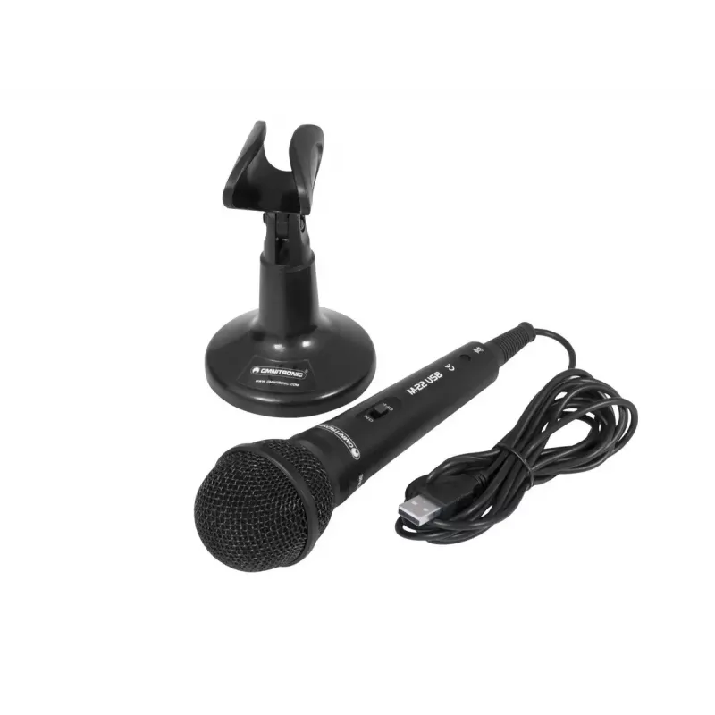 Microfone de estúdio Omnitronic 13000419 preto