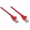 Cabo de rede patch Intellinet, Cat6, 0,25 m, vermelho, cobre, S/FTP, LSOH/LSZH, PVC, RJ45, contactos banhados a ouro, proteção da patilha, manga anti-dobra, garantia vitalícia