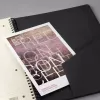 Bloco de notas Sigel CONCEPTUM A4 160 folhas preto