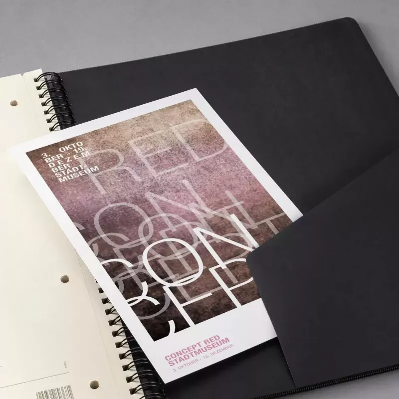 Bloco de notas Sigel CONCEPTUM A4 160 folhas preto
