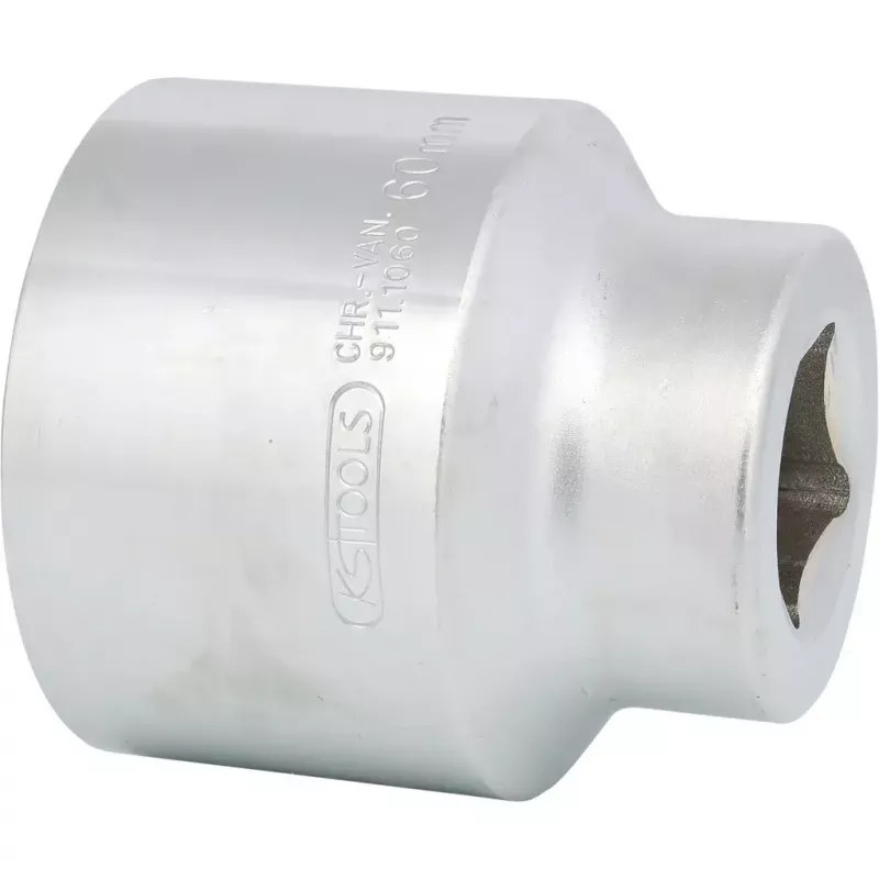 Conjunto de chaves de caixa KS Tools 911.1060 encaixe de 1 polegada métrico 8,2 cm de diâmetro