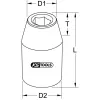 Chave de caixa KS Tools 911.1253 encaixe de 1/2 polegada 1 cabeça 50 g