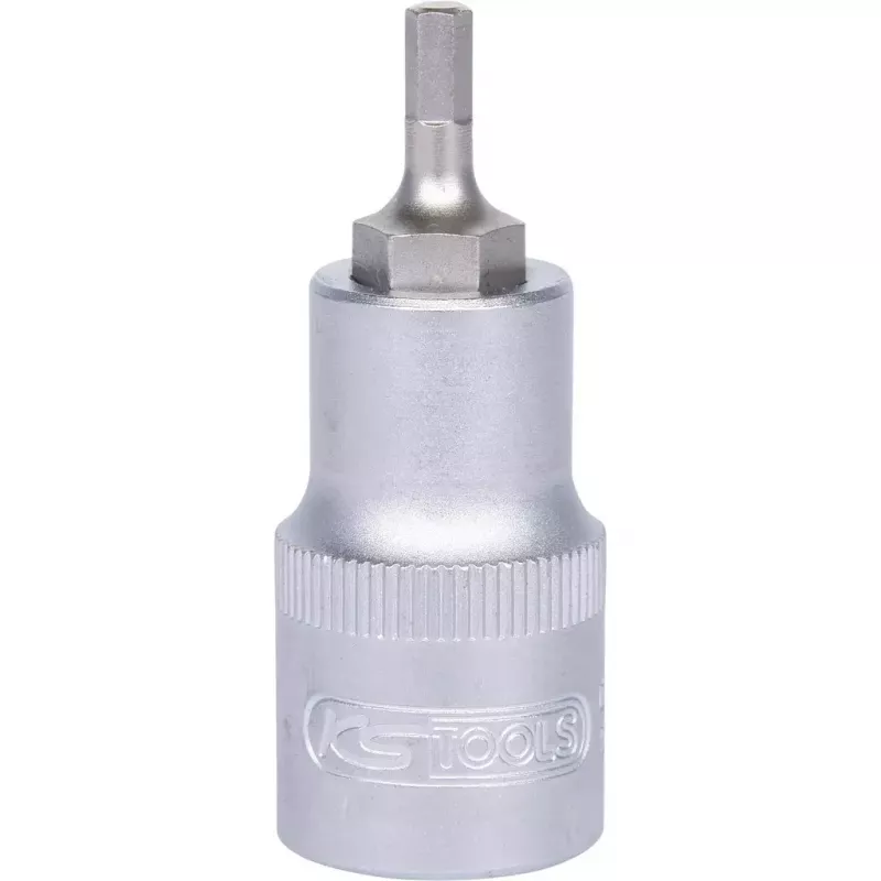 Conjunto de chaves de caixa KS Tools 911.1304 encaixe de 1/2 polegada métrico 2,2 cm de diâmetro 55 mm de comprimento