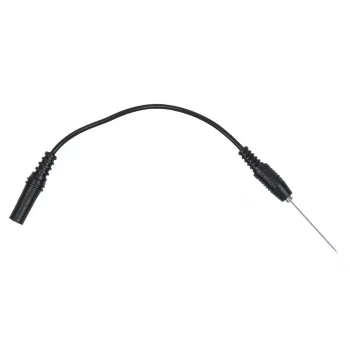 KS Tools 150.1673 Adaptador de ficha fêmea de 4 mm para ponta de prova em agulha, preto