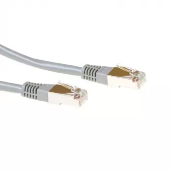 Cabo de rede F/UTP CAT5E ACT cinzento 2 metros com fichas RJ45